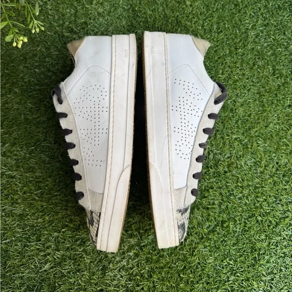 P448 women’s sneakers Black and White Sneakers size 38 US 8 - Picture 6 of 11